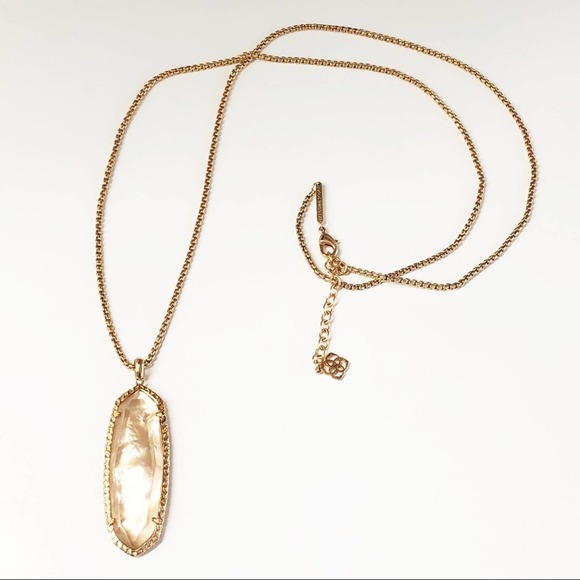 Kendra Scott Jewelry - Kendra Scott Layden Rose Gold & Peach Necklace